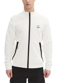 Aeronautica Militare - AERONAUTICA MILITARE Biała bawełniana męska bluza, Rozmiar M. Okazja: na co dzień. Kolor: biały. Materiał: bawełna. Styl: casual #2