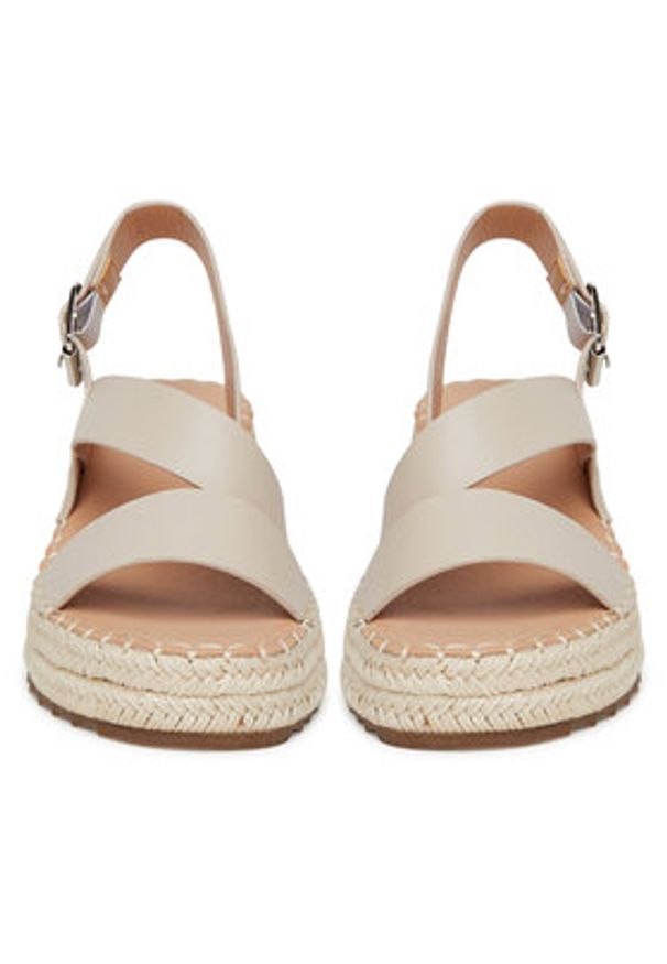 DeeZee Espadryle RS07-24 Beżowy. Kolor: beżowy. Materiał: syntetyk, materiał
