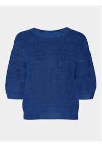 Vero Moda Sweter Fabulous 10297808 Niebieski Regular Fit. Kolor: niebieski. Materiał: syntetyk