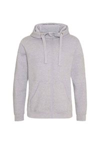 AWDIS - Bluza Z Kapturem Dla Dorosłych Unisex Just Hoods Graduate Heavyweight. Typ kołnierza: kaptur. Kolor: szary