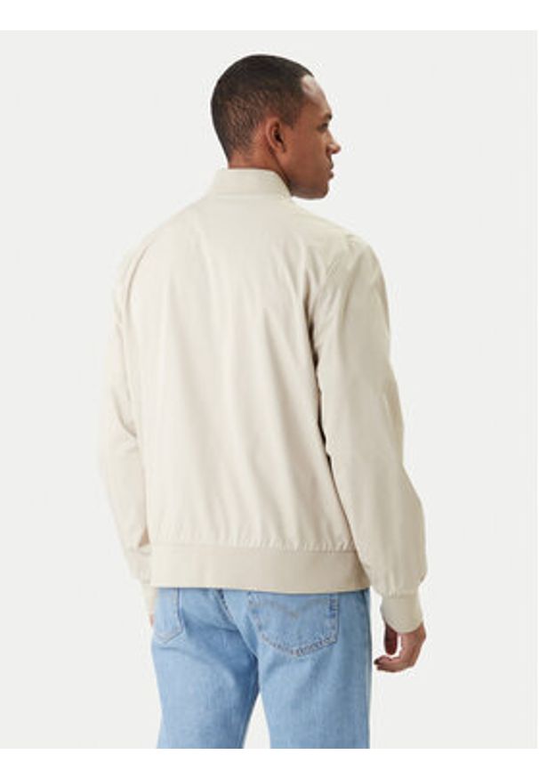 Calvin Klein Kurtka bomber LV040FM512 Beżowy Regular Fit. Kolor: beżowy. Materiał: syntetyk
