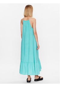 Replay Sukienka letnia W9004.000.84614G Błękitny Regular Fit. Kolor: niebieski. Materiał: len. Sezon: lato #3