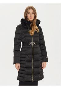 Marciano Guess Płaszcz zimowy Justin 4BGL19 7187A Czarny Regular Fit. Kolor: czarny. Materiał: syntetyk. Sezon: zima