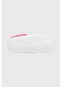 Chiara Ferragni tenisówki kolor różowy. Nosek buta: okrągły. Zapięcie: sznurówki. Kolor: różowy. Materiał: skóra, guma. Obcas: na platformie