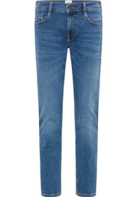 Mustang - MĘSKIE SPODNIE JEANSOWE MUSTANG OREGON SLIM K DENIM BLUE 1014260 5000 685 #4