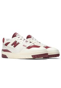 Buty unisex New Balance BB550LEZ – białe. Kolor: biały. Materiał: skóra. Szerokość cholewki: normalna. Sezon: lato #5