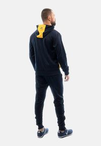 Givova - Warehouse 4 Dres Visa Melange z Kapturem, Polar Fleece, XS (10–12 lat). Okazja: na uczelnię. Kolor: wielokolorowy, niebieski, czarny. Materiał: polar, dresówka. Sezon: lato. Styl: sportowy #2