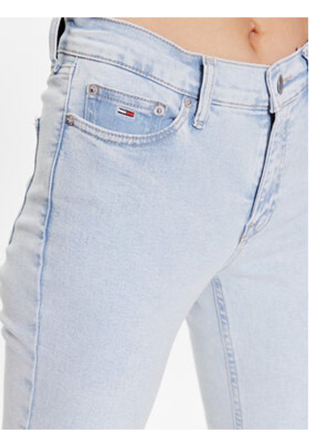 Tommy Jeans Jeansy Nora DW0DW15499 Błękitny Skinny Fit. Kolor: niebieski