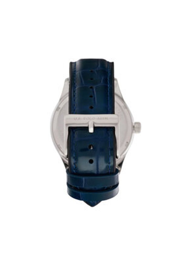 U.S. Polo Assn. Zegarek Yale USP7371BL Niebieski. Kolor: niebieski. Materiał: skóra