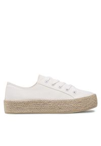 DeeZee Espadryle WS19130-3 Biały. Kolor: biały. Materiał: materiał #1