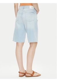 Pepe Jeans Szorty jeansowe PL801176 Niebieski Loose Fit. Kolor: niebieski. Materiał: bawełna #4