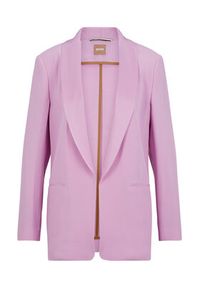 BOSS - Boss Marynarka Junata 50482869 Różowy Relaxed Fit. Kolor: różowy. Materiał: syntetyk #4