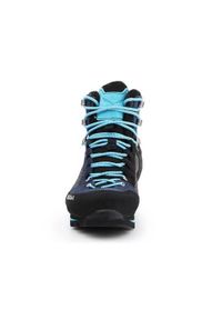 Buty trekkingowe damskie Salewa Salomon WS Crow Gtx. Wysokość cholewki: za kostkę. Zapięcie: sznurówki. Kolor: niebieski, wielokolorowy, brązowy, szary. Materiał: guma, materiał, syntetyk. Szerokość cholewki: normalna