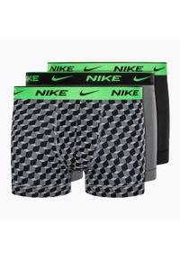 Bokserki męskie Nike Everyday Cotton Stretch Trunk 3 pary. Kolor: zielony, wielokolorowy, szary #1