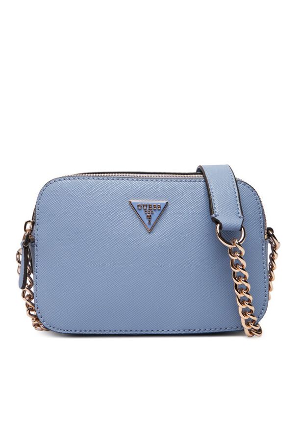 Guess Torebka Noelle II HWZG96 72140 Niebieski. Kolor: niebieski. Materiał: skórzane