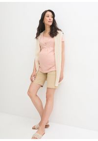 bonprix - T-shirt ciążowy i do karmienia, 2 w 1 (2 szt.). Kolekcja: moda ciążowa. Kolor: różowy. Materiał: jersey #3