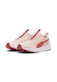 Puma - Młodzieżowe tenisówki Evolve Run Mesh PUMA Island Pink White. Kolor: wielokolorowy, biały, różowy. Materiał: mesh. Sport: bieganie