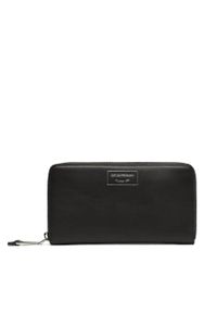 Duży Portfel Damski Emporio Armani Y3H168 Y478E 80001 Black. Kolor: czarny. Materiał: skóra #1