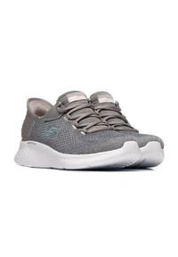 skechers - Buty do chodzenia damskie Skechers Pro-natur. Kolor: szary. Materiał: syntetyk, materiał. Szerokość cholewki: normalna. Model: Skechers Sport. Sport: turystyka piesza