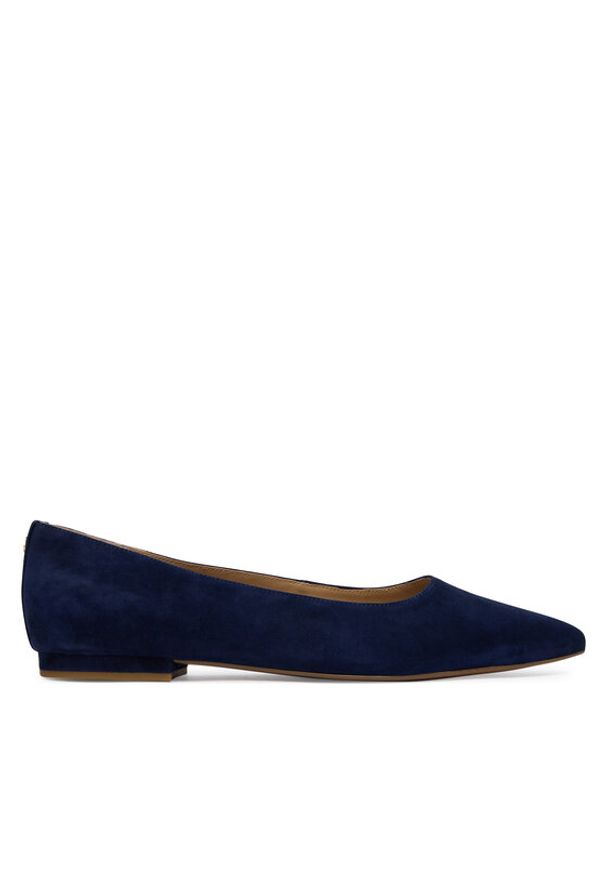 Lauren Ralph Lauren - LAUREN RALPH LAUREN Baleriny 802871265006 Granatowy. Kolor: niebieski. Materiał: skóra, zamsz