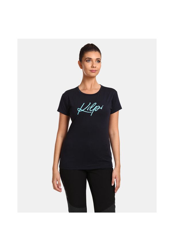 T-shirt damski Kilpi MOARE-W. Kolor: niebieski. Sport: turystyka piesza