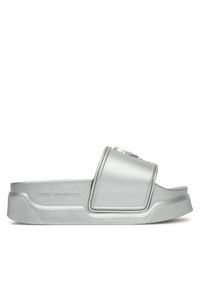 Karl Lagerfeld - KARL LAGERFELD Klapki Kondominium KL88819 Srebrny. Kolor: srebrny