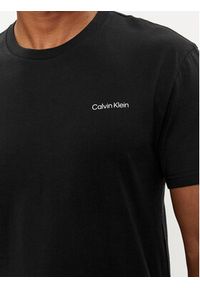 Calvin Klein T-Shirt Angled Back Logo K10K112495 Czarny Regular Fit. Kolor: czarny. Materiał: bawełna #3