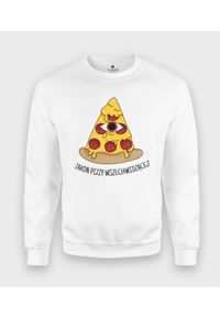 MegaKoszulki - Bluza klasyczna Wszechwidząca Pizza. Styl: klasyczny #1
