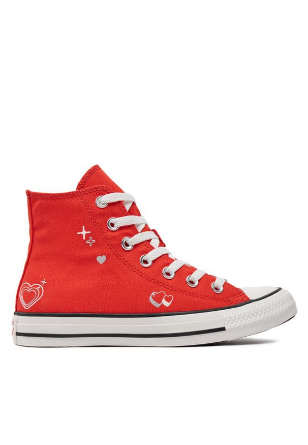 Converse Trampki Chuck Taylor All Star Y2K Heart A09117C Czerwony. Kolor: czerwony. Materiał: materiał
