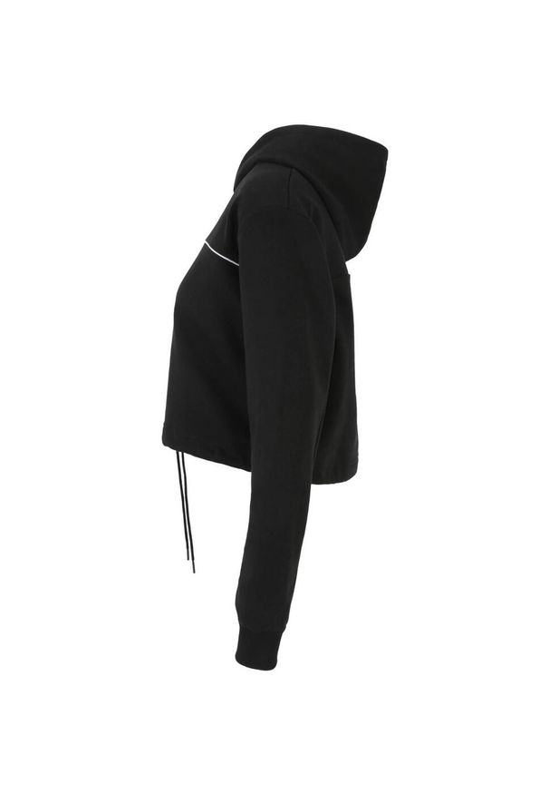 Fila - Damska Bluza Z Kapturem Laagna Crop Hoodie. Typ kołnierza: kaptur. Kolor: czarny