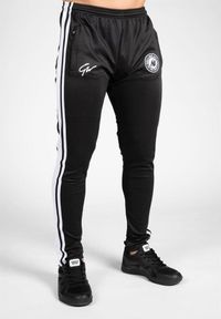 GORILLA WEAR - Stratford Track Spodnie - Czarny. Kolor: czarny. Materiał: dresówka. Sport: fitness