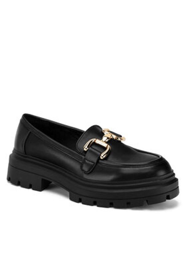 Jenny Fairy Loafersy HY58682-4 Czarny. Kolor: czarny. Materiał: syntetyk