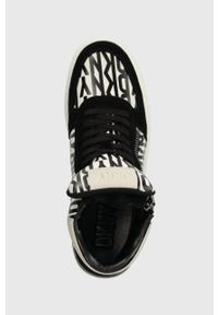 DKNY - Dkny sneakersy Cindell kolor czarny K2303992. Nosek buta: okrągły. Zapięcie: sznurówki. Kolor: czarny. Materiał: guma #3