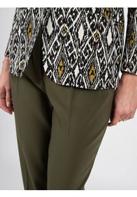Patrizia Pepe Spodnie | 8P0353 A6F5 | Kobieta | Khaki, Zielony. Okazja: na co dzień. Kolor: zielony, brązowy, wielokolorowy. Materiał: poliester, elastan. Styl: casual #2