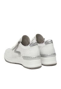 Rieker Sneakersy CEO-N4340-80 Biały. Kolor: biały. Materiał: syntetyk, skóra #5