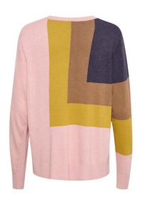 Culture Sweter Annemarie 50109312 Różowy Regular Fit. Kolor: różowy. Materiał: wiskoza