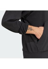 Adidas - adidas Bluza Essentials Feel Cozy JE3849 Czarny Regular Fit. Kolor: czarny. Materiał: bawełna #5