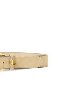 Lauren Ralph Lauren - LAUREN RALPH LAUREN Pasek 412980805003 Écru. Materiał: skóra #3