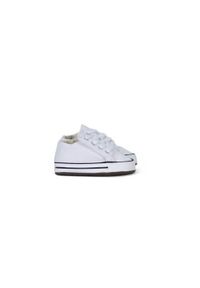 Obuwie Sportowe Dziecięce Converse Chuck Taylor All Star Cribster Biały. Zapięcie: sznurówki. Kolor: biały. Materiał: syntetyk, tkanina, materiał. Szerokość cholewki: normalna. Model: Converse All Star. Sport: turystyka piesza