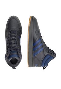 Adidas - adidas Sneakersy Hoops 3.0 Mid Winter IF2635 Szary. Kolor: szary