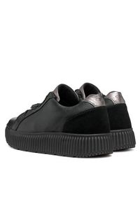 Geox Sneakersy D Graisy D46XFG 04622 C9999 Czarny. Kolor: czarny. Materiał: skóra #5
