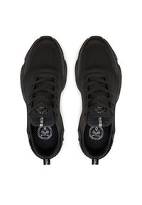 Plein Sport Sneakersy UADS USC0608 STE003N Czarny. Kolor: czarny. Materiał: materiał #4