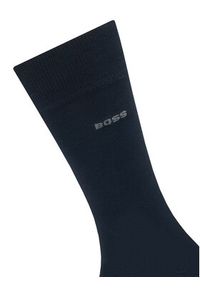 BOSS Zestaw 2 par wysokich skarpet męskich 2P RS Tom 50534901 Granatowy. Kolor: niebieski. Materiał: bawełna, materiał