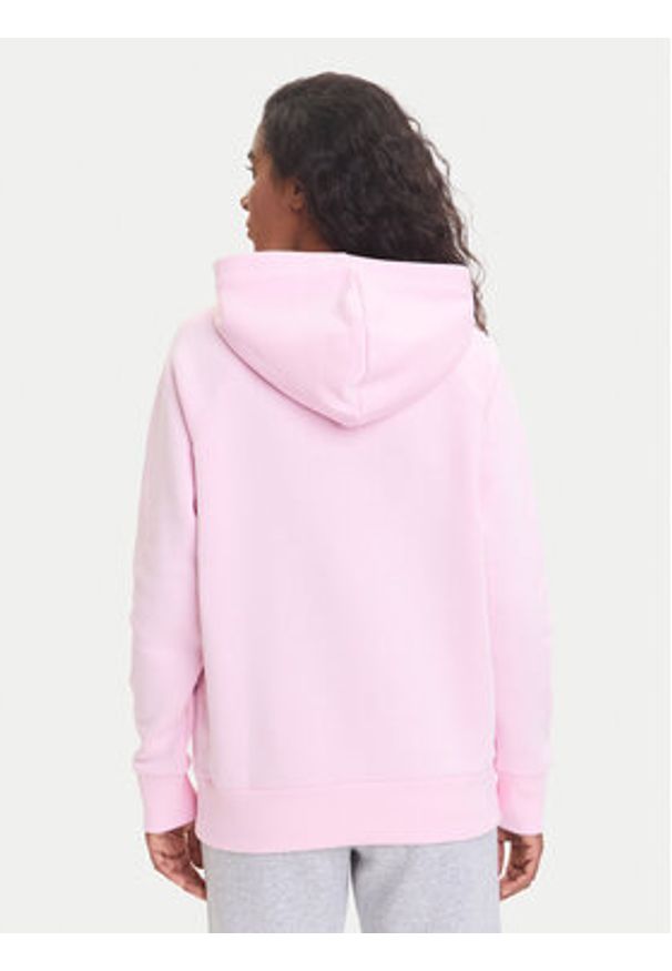 Under Armour Bluza Ua Rival Fleece Big Logo 1379501 Różowy Loose Fit. Kolor: różowy. Materiał: bawełna