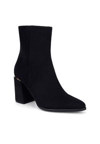 Nine West Botki WFA3000-1 Czarny. Kolor: czarny. Materiał: materiał