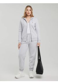 Big-Star - Bluza damska z kapturem szara Laurisana 901. Typ kołnierza: kaptur. Kolor: szary. Styl: klasyczny, sportowy #3