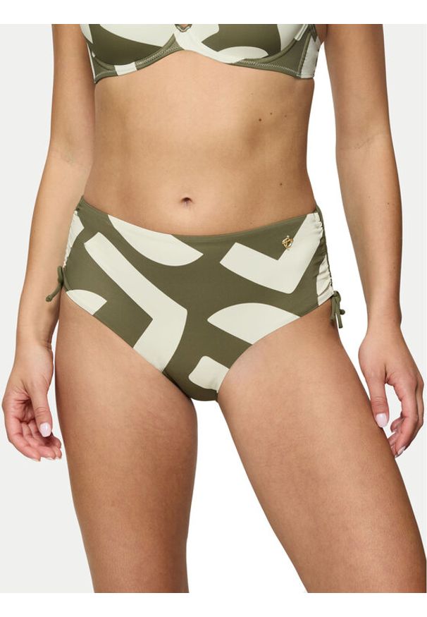 Triumph Dół od bikini Summer Allure 10222286 Zielony. Kolor: zielony. Materiał: syntetyk