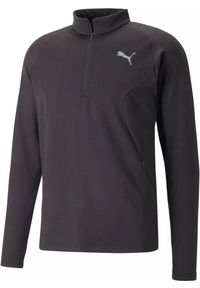 Bluza Męska Puma Run Cloudspun Knit 1/2 Zip. Kolor: czarny. Materiał: materiał. Sport: bieganie