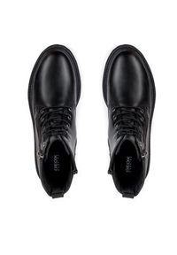 Geox Trzewiki D Iridea D36HRK 00043 C9999 Czarny. Kolor: czarny. Materiał: skóra #6