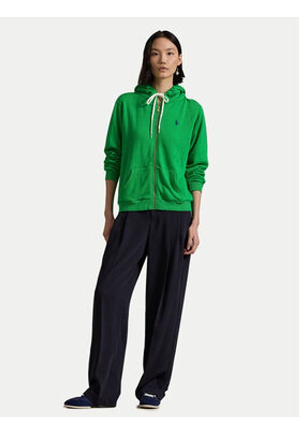 Polo Ralph Lauren Bluza 211935584012 Zielony Regular Fit. Typ kołnierza: polo. Kolor: zielony. Materiał: bawełna